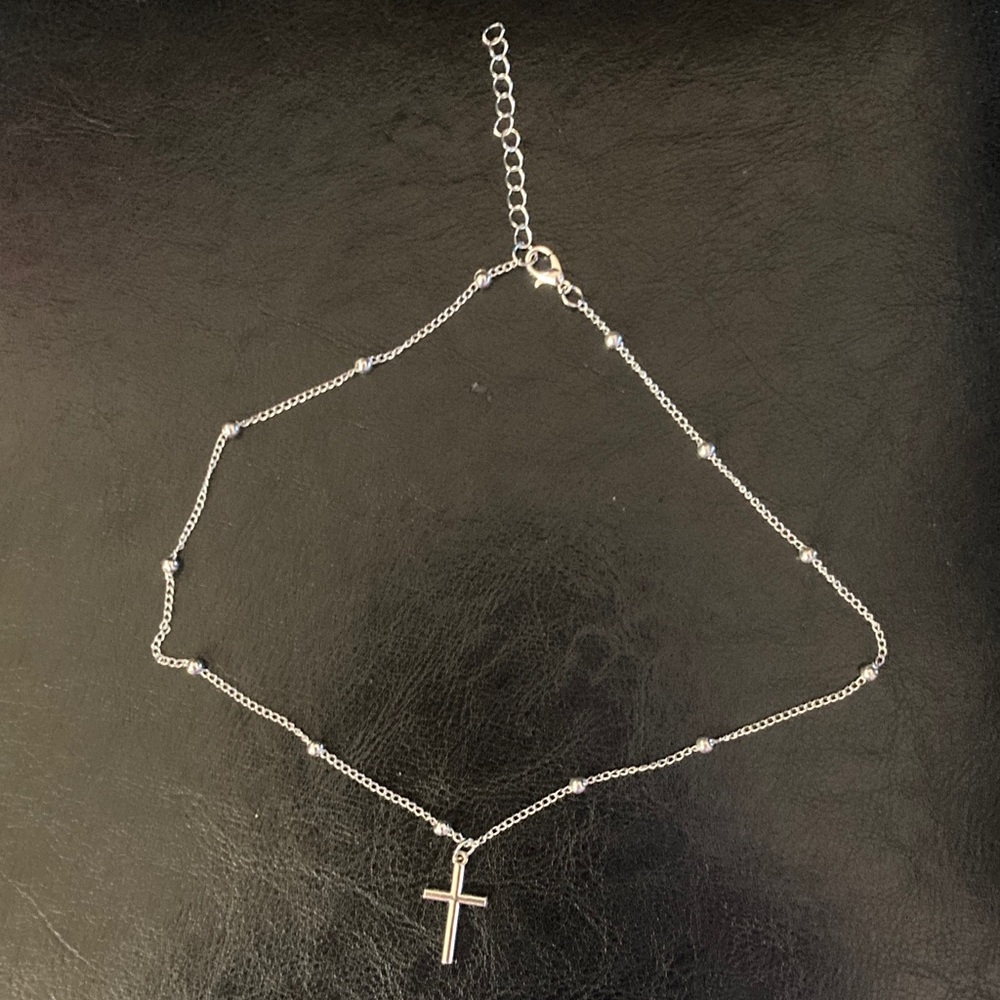 925 Sterling Silver Cross Pendant Necklace